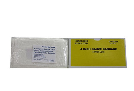 4"x6yd Gauze Bandage - 10pk