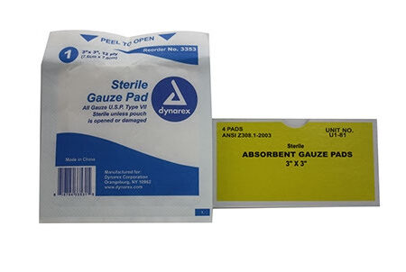 3"x3" Gauze Pads - 10pk