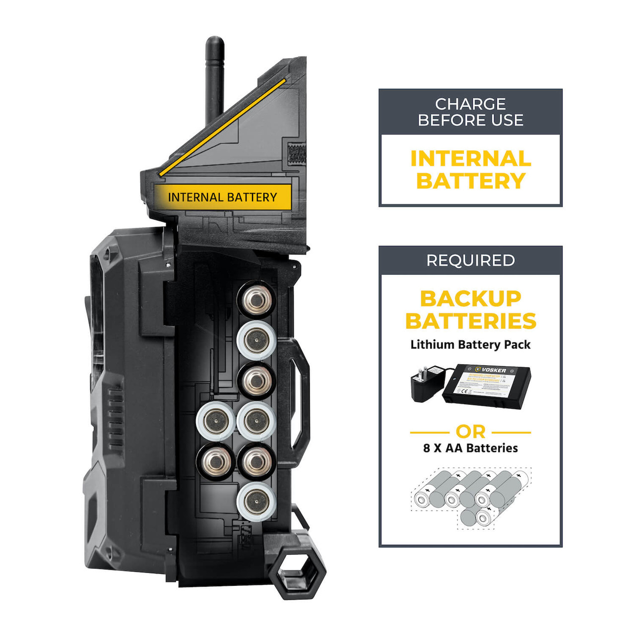 Vosker V200 LTE Wireless Outdoor Security Camera - Image 3